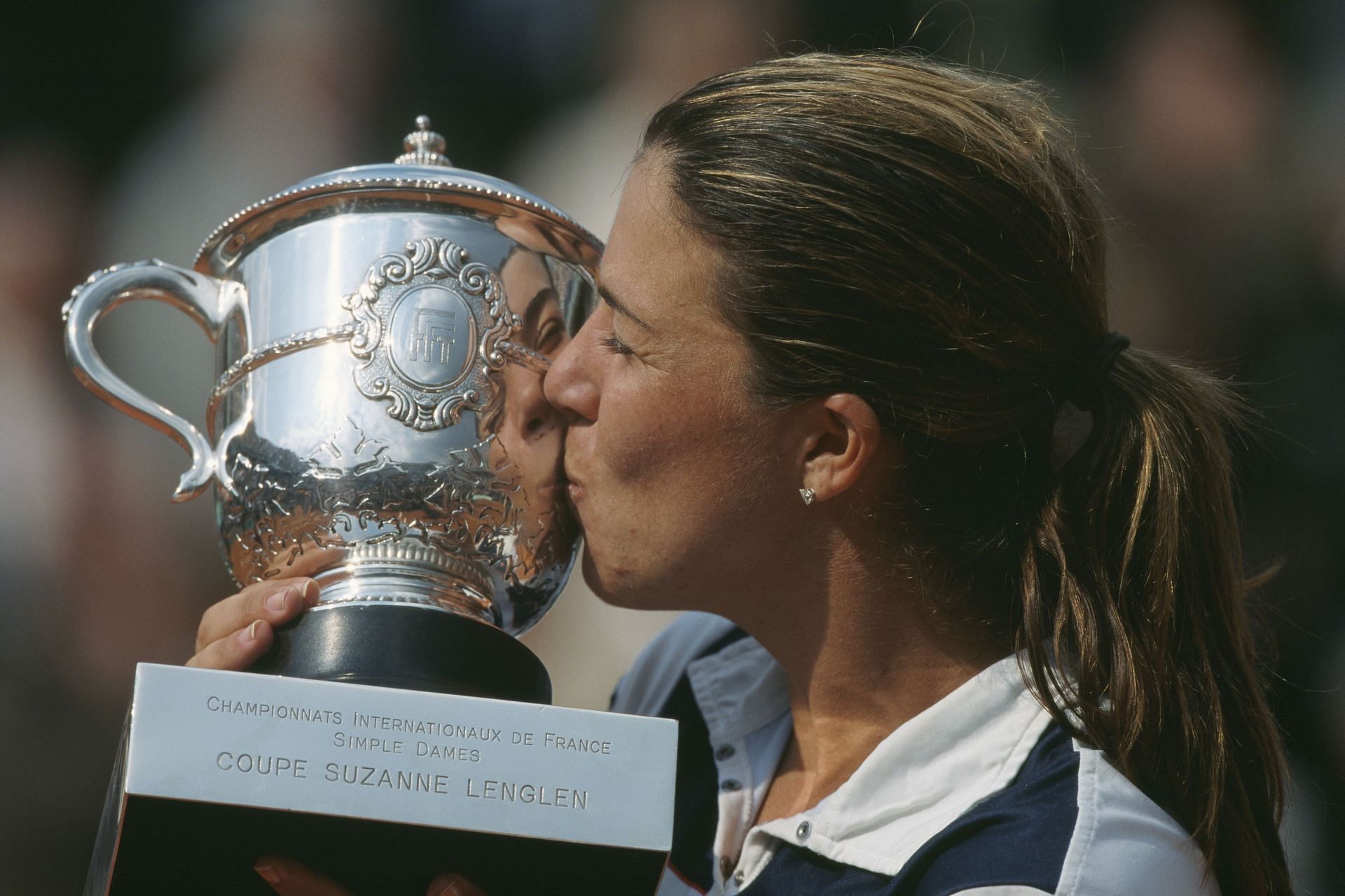 Jennifer Capriati at the French Open 2001. (Photo: Getty)